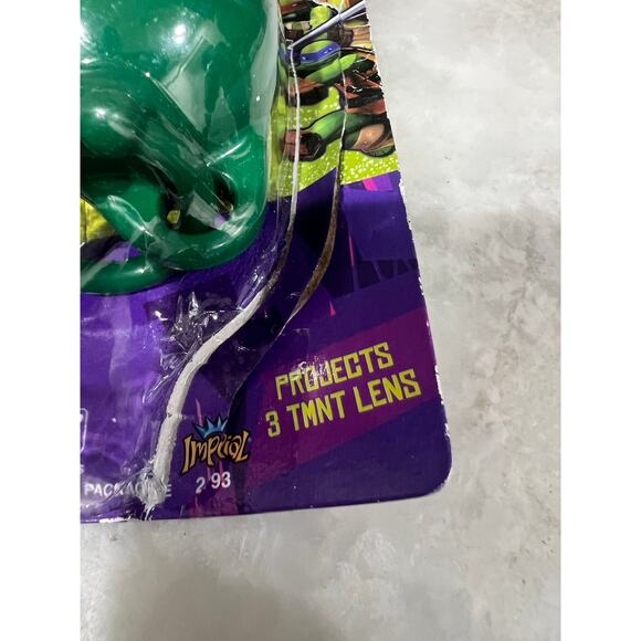 Teenage Mutant Ninja Turtles Flashlight Projector Toy Nickelodeon TMNT - Picture 1 of 6